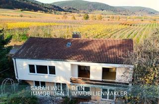 Haus kaufen in 67480 Edenkoben, Wohnen in Traumlage – großes Grundstück inmitten der Weinberge mit Sanierungs & Aufstockpotenzial