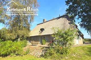 Haus kaufen in Beim Siel 15, 25927 Neukirchen, Hyggelige Reetdachkate vor den Toren von Sylt