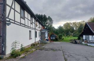 Bauernhaus kaufen in 32694 Dörentrup, Traum auf dem Land! Bauernhaus, 2 vermietete Wohnungen im Anbau, mit großen Weideflächen