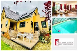 Einfamilienhaus kaufen in 16259 Bad Freienwalde, Haus mit 2 Wohneinheiten und vielen Möglichkeiten - Pool, Sauna, Kino, voll unterkellert!