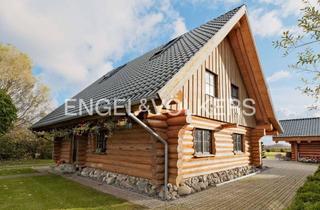 Haus kaufen in 18184 Thulendorf, Natürlich. Edel. Einzigartig. Rundstammhaus mit Gäste- und Saunahaus