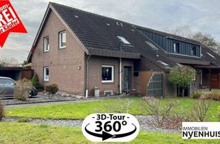 Reihenhaus kaufen in 26826 Weener, gepflegtes Reihenhaus mit Garage u. überdachter Terrasse ** provisionsfrei für den Käufer