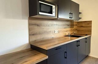 Immobilie mieten in Lange Straße 46, 63739 Aschaffenburg, mio: großzügiges vollmöbliertes 1-Zimmer Apartment mit EBK und Balkon