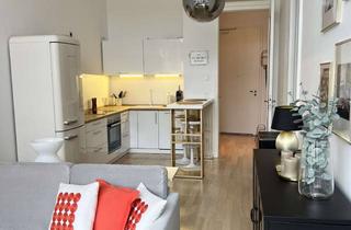 Immobilie mieten in Nonnenstraße 19a, 04229 Plagwitz, Komplett möbliert in Plagwitz: 2-Zimmer-Loft mit Balkon, Fitnessraum und Sauna