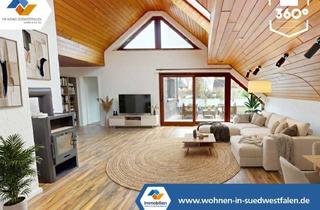 Wohnung kaufen in 58762 Altena, VR IMMO: Dahle. Seltene Gelegenheit: 4-Zimmer-Dachgeschosswohnung mit großer Dachterrasse.