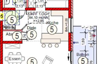 Wohnung kaufen in 52428 Jülich, Hochwertige NEUBAU – 2-Zimmer-Eigentumswohnung im 1. OG mit Balkon in ruhiger, zentraler Lage