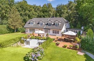 Haus kaufen in 22880 Wedel, Einzigartiges Anwesen auf Parkgrundstück: Beeindruckender Familiensitz im Klövensteen