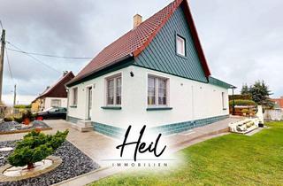 Haus kaufen in 06667 Weißenfels, Siedlungshaus in Weißenfels mit Pool, PV-Anlage und Nebengelass