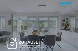 Einfamilienhaus kaufen in 71120 Grafenau, ZUHAUSE - Einfamilienhaus mit Gewerbefläche und Doppelgarage in Grafenau