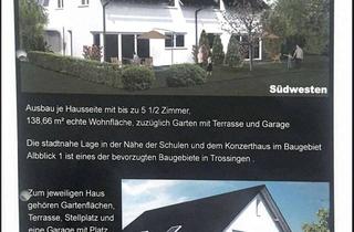 Doppelhaushälfte kaufen in Scheffelweg, 78647 Trossingen, Gepflegte Doppelhaushälfte mit Garage in Trossingen provisionsfrei zu Verkaufen.