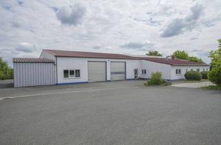 Büro zu mieten in 91086 Aurachtal, Produktions- oder Lagerhalle mit Ölabscheider, Bürotrakt, Entlüftungssystem und großem Außenbereich