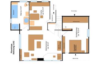 Immobilie mieten in 96129 Strullendorf, Möbliertes Wohnen auf Zeit: Nichtraucher-Apartment mit Zimmerservice. Mietdauer ab 1 Monat!