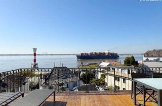Immobilie mieten in Paarmanns Weg, 22587 Blankenese, Die Elbe immer im Blick! 4,5 Zi.- Whg. mit gr. Terrasse und 2 Balkonen in Hamburg- Blankenese