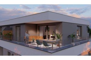 Penthouse kaufen in Am Hohscheid k.A., 71735 Eberdingen, Aussichtsreiches 2,5-Zimmer-Penthouse mit teilüberdachter Panorama-Südterrasse