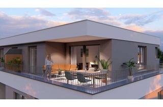 Penthouse kaufen in Am Hohscheid k.A., 71735 Eberdingen, Aussichtsreiches 2,5-Zimmer-Penthouse mit teilüberdachter Panorama-Südterrasse