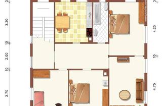 Wohnung kaufen in 78549 Spaichingen, • 78549 Spaichingen City-Nähe - 4 Zimmer EG-Wohng. Garten & Carport
