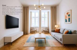 Wohnung kaufen in Niebuhrstraße 58, 10629 Charlottenburg, Altbau 3-Zimmer-Wohnung mit angebundenem Atelier/Showroom – Niebuhrstraße
