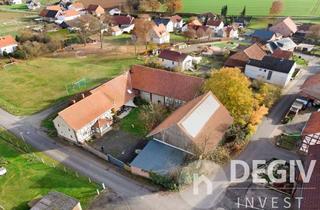 Haus kaufen in 36277 Schenklengsfeld, Autarkes Landleben: Denkmalgeschützter Pferdehof mit Energieautarkie & 2 Hektar Land