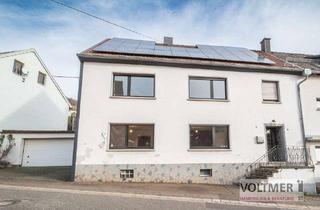 Einfamilienhaus kaufen in 66640 Namborn, WOHNKOMFORT - gepflegtes Einfamilienhaus mit Garage, Garten und PV-Anlage in Namborn-Furschweiler!