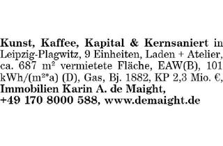 Anlageobjekt in 04103 Leipzig, Kunst, Kaffee, Kapital & Kernsaniert