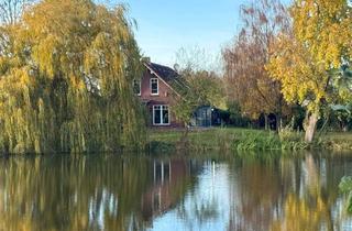 Haus kaufen in 26632 Ihlow, Haus am See (Kolk) oder lieber mit Bootsanleger am Ems-Jade-Kanal?
