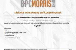 Anlageobjekt in 63065 Offenbach, Wohn & Geschäftshaus in 1A Lage