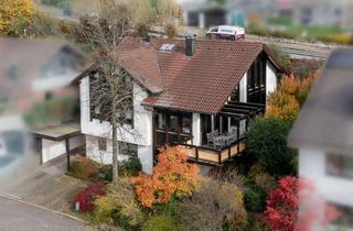 Haus kaufen in 72644 Oberboihingen, Freistehendes Architektenhaus mit Einliegerwohnung in Hanglage