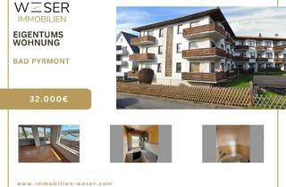 Wohnung kaufen in 31812 Bad Pyrmont, Günstige Kapitalanlage: 1-Zimmer-Dachgeschosswohnung in zentraler Lage