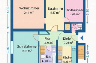 Wohnung kaufen in Sieglitzhofer Straße, 91054 Buckenhof, Erlangen Erlangen-Sieglitzhof, schöne 3-Zimmer-Wohnung