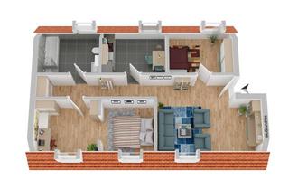 Wohnung kaufen in 83646 Bad Tölz, Grundbuch statt Sparbuch! Attraktive 3,5-Zimmerdachgeschosswohnung Bad Tölz