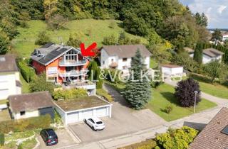 Wohnung kaufen in 79801 Hohentengen, Energieeffizienz A+ Dachgeschoss-Galeriewohnung mit Weitblick bis in die Schweiz