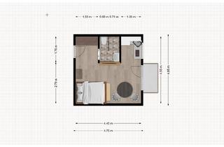 Wohnung mieten in Hölderlinweg, 72270 Baiersbronn, Modernes voll möbliertes 1,5-Zi. Apartment – Balkon, Pool, Strom, Internet inkl., Waldrand