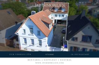Anlageobjekt in 64319 Pfungstadt, Zentral, voll-vermietet und gepflegt: Mehrfamilienhaus mit fünf Einheiten in Pfungstadt!