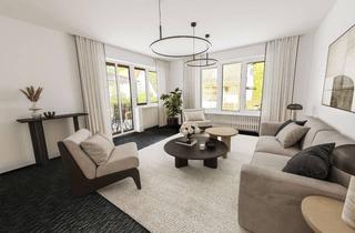 Wohnung kaufen in Weidenweg, 86368 Gersthofen, Erdgeschosswohnung mit großem Garten (300m²), 5 Zimmer, 2 Bäder und Garage in reiner Anliegerstr.