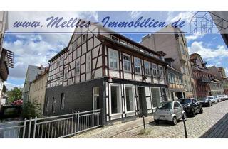 Wohnung kaufen in 29410 Salzwedel, Geschäftshaus mit umbaubarem Ladengeschäft und Wohnung mit Dachterrasse im Herzen von Salzwedel