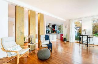 Wohnung kaufen in 22605 Othmarschen, Exklusivität und Elbblick: Luxus-Maisonette mit Gartenanteil an Hamburgs Top-Adresse