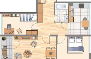Sozialwohnungen mieten in Wilhelm-Schmidt-Straße 14, 44263 Hörde, Demnächst frei! 3-Zimmer-Wohnung in Dortmund Hörde (WBS für 75m² erforderlich)