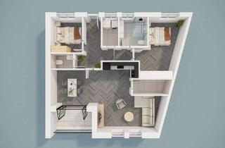 Wohnung mieten in 49808 Lingen, Modern leben, stilvoll wohnen: Ihre 3-Zimmer-Neubauwohnung