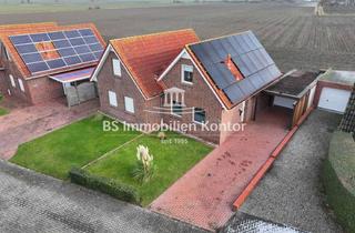 Doppelhaushälfte kaufen in 26736 Krummhörn, Upleward-Trockenstrand! Renovierte Doppelhaushälfte mit Carport, Gartenanlage, Terrasse und freien B