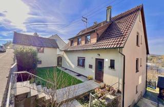 Haus kaufen in 73340 Amstetten, Hier fühlt sich die ganze Familie wohl – Zweifamilienhaus mit Gartenidylle