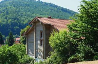 Villa kaufen in Am Heidenberg, 69239 Neckarsteinach, Villa Ecologica: modernes Holz Block Haus, Wärmepumpe & PV Wintergarten Neckarblick S-Bahn Parkplatz