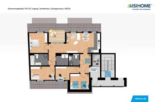 Wohnung mieten in Demmeringstraße 145, 04179 Neulindenau, Große 5-Raumwohnung zum Erstbezug mit Dachterrasse und Garage - WE28