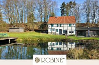 Haus kaufen in 40882 Ratingen, Historisches Juwel – saniertes Fachwerkhaus mit Seegrundstück in Ratingen - Homberg