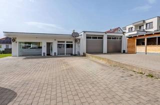 Gewerbeimmobilie kaufen in 73553 Alfdorf, Vielseitig nutzbare Gewerbeimmobilie mit Wohnbereich, Lagerhalle und mediterranem Grillhaus