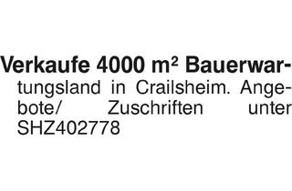 Grundstück zu kaufen in 74564 Crailsheim, Bauerwartungsland