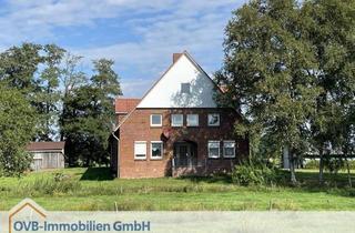 Lager kaufen in 21737 Wischhafen, Resthof mit Grünfläche und moderner Halle