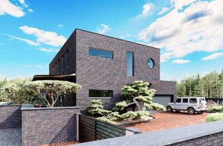 Villa kaufen in 30890 Barsinghausen, Sichtbeton-Statement: Luxus Bauhaus-Villa mit Edelhölzern, private Spa und Panoramafenstern