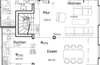 Wohnung mieten in Friedhofstraße, 64859 Eppertshausen, Schöne 4-Zimmer-Wohnung, 116 m² – Unten wohnen, oben schlafen.