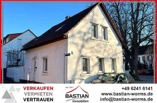 Haus kaufen in 67549 Neuhausen, Auch aus Kleinem kann Großartiges werden: Ren.-bed. EFH - Garage - gr. Dachterrasse - Neuhausen!