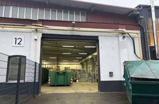 Gewerbeimmobilie mieten in Färberstrasse, 58119 Hohenlimburg, 1200 qm Industriehalle mit Außengelände im Industriepark Färberstrasse 4 Nähe zu Autobahn 24/7